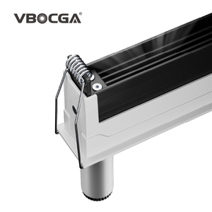 Techo Blanco Negro Tienda Downlight 6W 10W Rejilla 110V 220V Luz LED lineal empotrada - Product Image 5