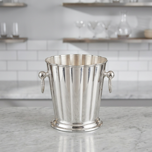 <b>Silver</b> Plated Brass Classic Durable <b>Ice</b> <b>Bucket</b> for Party - Product Image 4