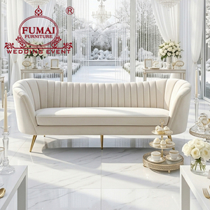 Luxury Furniture Comfortable Lounge Love Seat Velvet <b>Sofa</b> <b>Set</b> - Product Image 1