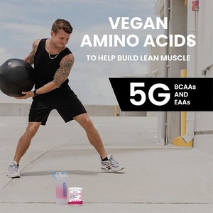 Private Label Pre Workout <b>Powder</b> Amino <b>Energy</b> with Vegan BCAA Amino Acids, Natural Caffeine, Amino Pre Workout for Men & Women - Product Image 4