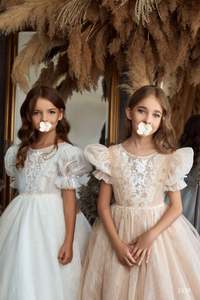 Yoliyolei Support colori misti Lovely Flower Girl Dress Tulle senza maniche 2 12 abito da ballo abito da festa per bambini per ragazza - Product Image 6