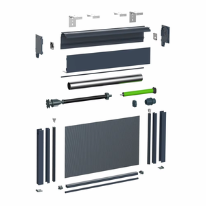 Tende <span class=keywords><strong>a</strong></span> <span class=keywords><strong>Rullo</strong></span> Motorizzate in Alluminio di Grandi Dimensioni, Impermeabili e Antivento, con Schermo Retrattile per Patio e Balcone Esterni - Product Image 5