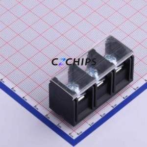 KF88S-16.0-3P Barrier Terminal Block Through hole Component (THT),P=16mm Connector With Cover Plate 16mm 1x3P Straight Pin - Product Image 1