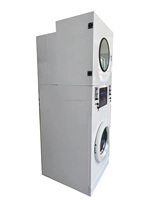 Coin Operated Shoes Stack Washer and Dryer All in One English Control Pane Professional Sneaker Using Hot Selling