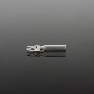 Produits chauds Verre clair 5x29mm <span class=keywords><strong>Insert</strong></span> Base conique en verre transparent avec Polyspring - Product Image 2