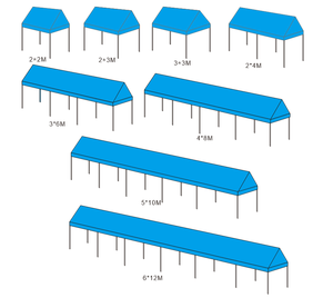 Tuoye 10 'x 20' Pe Pvc Metal Prix d'usine Abri d'auto d'<span class=keywords><strong>occasion</strong></span> Voiture portable Moto <span class=keywords><strong>Garage</strong></span> à vendre - Product Image 4