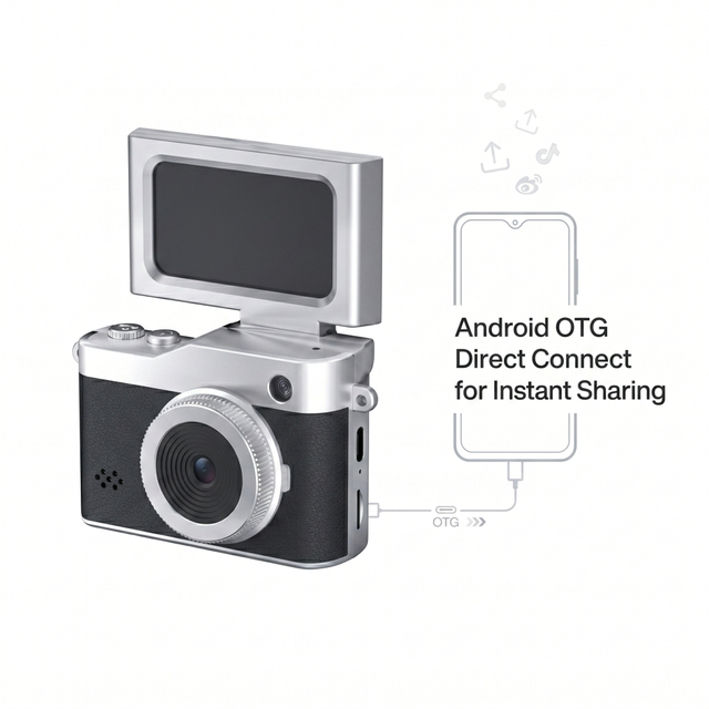 Wholesale Full HD Fotocamere Digitali USB Rechargeable Anti Shake Vintage Video Cam for Travel Student Portable Camera
