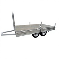 Remorque Plateau Utilitaire Galvanisée 12x7 pour le Transport du Bois, etc. - Vente Directe Usine