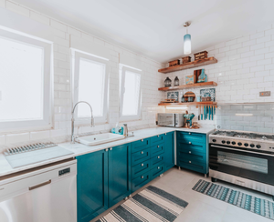 Armoires de cuisine en céramique modernes prêtes à l'emploi en Indonésie avec évier, solution de cuisine complète - Product Image 5