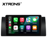 Autoradio Android 9 pouces 4+64 Go pour BMW X5 E53 1999-2006 Octa Core avec plusieurs thèmes d'interface utilisateur, 4G LTE intégré, EQ DSP XTRONS