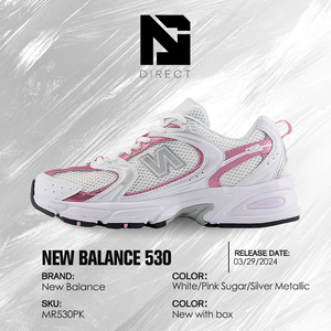 Chaussures de course et de marche élégantes et luxueuses New Balance 530 'Pink Sugar' - Product Image 6