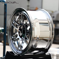 Vente Flash Jantes en Alliage Forgées Personnalisées de Luxe 19 20 22 Pouces Polies à Profil Profond 5x114.3 5x130 5x120 5x112 pour BMW Audi Nissan GTR