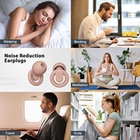 Bouchon d'oreille de sommeil silencieux personnalisé embouts d'oreille en mousse à mémoire de forme noir réduction du bruit protection auditive bouchons d'oreille de sécurité pour dormir avec filtre