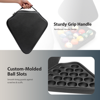 Étui rigide personnalisé en EVA pour balles de billard, étui de transport pour balles de billard, étui de rangement imperméable et protecteur, directement de l'usine