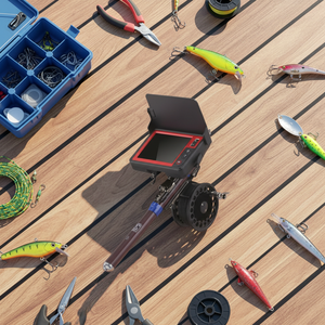 Caméra de pêche sous-marine portable Shifengda HR-3505DFL, étanche IP68, angle de caméra 120°, câble de 25 m, écran 3,5 pouces, vidéo 32G - Product Image 4