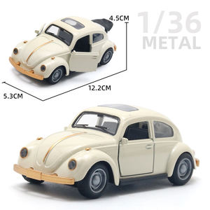 Coche de Juguete de Aleación a Escala 1:36, Modelo de Escarabajo, Puertas Abatibles, Retro, Clásico, de Metal, para Niños, Regalo - Product Image 5