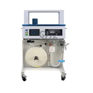 Fully automatic strapping machine, paper tape and OPP tape strapping packaging machine