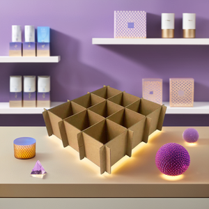 Tùy chỉnh màu Nâu hộp sóng <span class=keywords><strong>Divider</strong></span> ISO9001 chứng nhận chèn Kraft sóng Hội Đồng Quản trị tùy chỉnh đồ uống có thể tái chế 500 bộ - Product Image 2