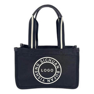 Borsa per la Spesa in Cotone Stampato Premium Fatta a Mano, Borsa Tote Pieghevole in Tela con Cerniera per <span class=keywords><strong>Uomo</strong></span> e Donna, per il Pendolarismo Quotidiano - Product Image 2