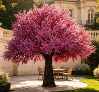 Arbre à fleurs de cerisier artificiel sur mesure de l'usine Songtao, décorations et fournitures pour mariages, décorations pour cafés