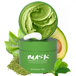 Mascarilla Facial Sólida de Arcilla de Té Verde, Cuidado Facial Natural y Orgánico con Logotipo Personalizado OEM - Product Image 1