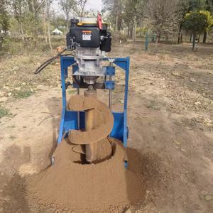 Zzss Heavy Duty Spiral Auger Drilling Machine Motor Tree Planting Equipment Solar Piling System Ground Rock Drilling 2 Ton - Product Image 1