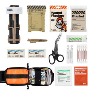 Kit de Supervivencia Rhino Rescue Mini Resistente, Cordura 210D, Kit de Primeros Auxilios Portátil para Emergencias al Aire Libre con Suministros Médicos - Product Image 3
