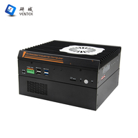 PC industriel sans ventilateur Intel Z390 LGA1151 8e/9e génération, 6 ports LAN, 4 ports PoE, 8 ports USB 3.0, double emplacement d'extension PCIe, PC embarqué sur rail DIN, IA Edge
