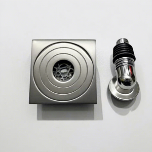 OEM Gun Gray Stainless Steel Modern Simplicity Odor-proof Floor Drain Toilet Balcony Engineering square Floor Drain Anti-odor - Product Image 3
