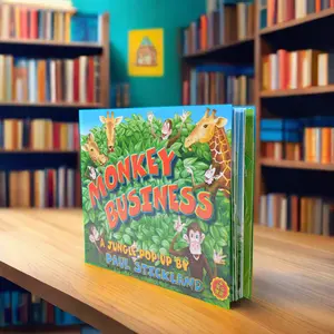 Yimi carta fatta a mano in porcellana libri Pop-up stampati personalizzati per bambini con finitura lucida con copertina rigida in cartone