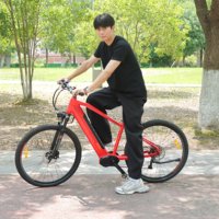 Nouveau 250W Mid Motor Electric Mountain Bike 10S Dérailleur 36V13A Frein À Disque Hydraulique 27.5 ''Cadre En Aluminium Suspension Fourche Adulte