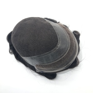 NL Men Hair System HD Man Toupee Reemplazo French Lace Hair Toupet 100% Cabello humano <span class=keywords><strong>para</strong></span> <span class=keywords><strong>hombres</strong></span> Proveedor al por mayor - Product Image 2