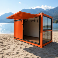 Maison Modulaire Contemporaine en Conteneur pour Logement Autonome (Granny Pod), Projets de Logement de Jardin Moderne et d'Hébergement d'Invités