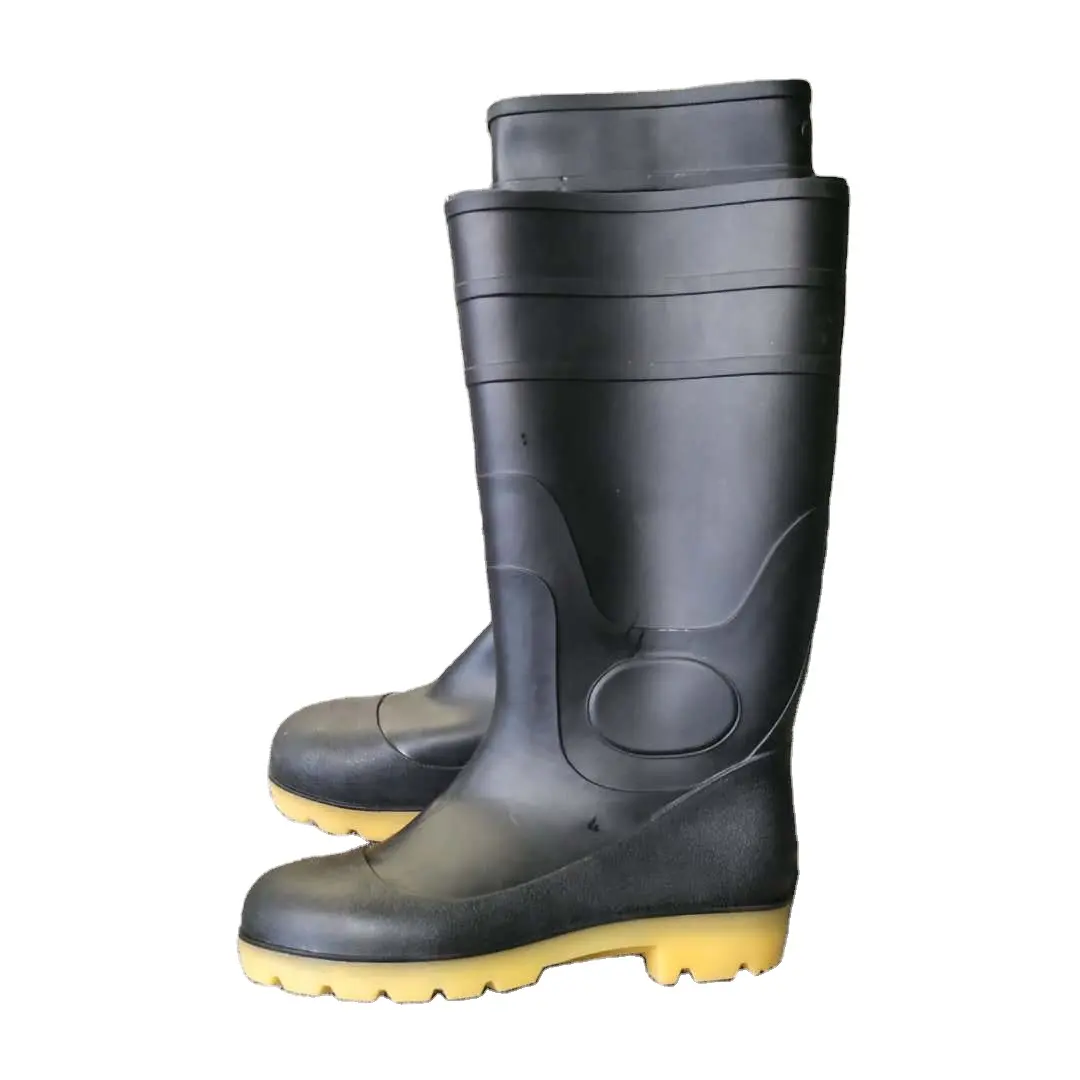 Waterproof Shoes with Iron head Rain+Boots Rubber Gumboots Rainboots Jackboots