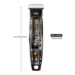 Tondeuse à <span class=keywords><strong>cheveux</strong></span> professionnelle sans fil Morui USB tondeuse à barbe pour homme tête chauve toilettage électrique - Product Image 3