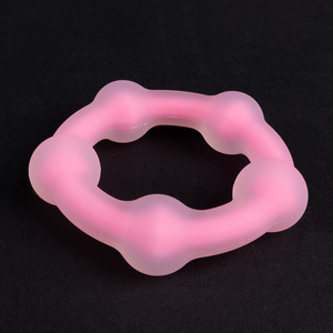 Anneaux <span class=keywords><strong>de</strong></span> pénis en silicone coloré <span class=keywords><strong>de</strong></span> qualité supérieure, retardant l'éjaculation, perles <span class=keywords><strong>de</strong></span> bondage, anneau à double couche, jouets sexuels pour homme - Product Image 3