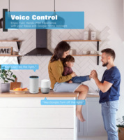Interrupteur intelligent Larkkey Tuya pour la maison, relais 220V AC monophasé, module Wi-Fi à pince, statistiques d'électricité, OEM Alexa/Google Home/Yandex
