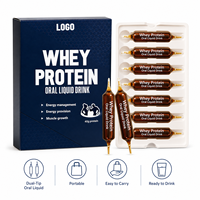Minuman Protein Whey Cair Suplemen Protein Nutrisi Olahraga Pendukung Otot Pendukung Energi Siap Minum Portabel Alami