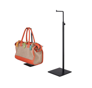 Soporte de exhibición de bolso de 7 tipos ajustable de metal negro - Product Image 1