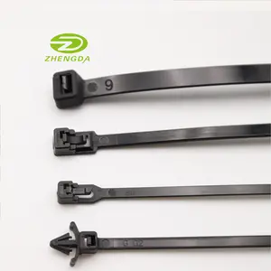ZD 2.5 * 150毫米尼龙电缆扎带安全电缆扎带标签拉链扎带
