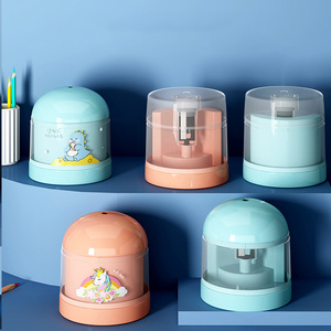 Sacapuntas mecánico con baterías eléctricas para niños y estudiantes, afilador de lápiz automático con detección de presión electrónica - Product Image 2