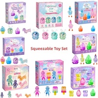 Bestseller Squishy Set Octopuss Sensory Fidget Toy for Unisex Stress-Relief Gift Box Popsicle Ice Cream Design 5 7 Years Tpr