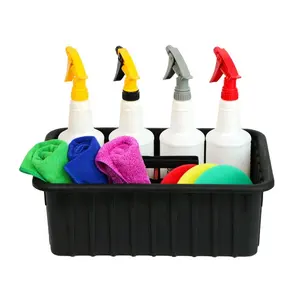 SURAINBOW Large Capacity Portable Car Cleaning Tools Organizer Storage Case Basin Car Wash Tool Basket