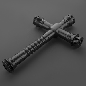<span class=keywords><strong>Sabre</strong></span> <span class=keywords><strong>laser</strong></span> Nexussabers Xeno Pixel Cross Guard avec poignée en métal, <span class=keywords><strong>jouet</strong></span> lumineux, épée, couleurs RGB infinies, <span class=keywords><strong>sabre</strong></span> <span class=keywords><strong>laser</strong></span> changeant de couleur - Product Image 5