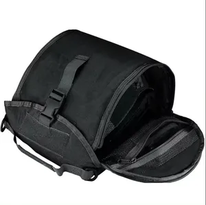 Bolsa de transporte para capacete de motocicleta Molle acolchoada Bolsa de armazenamento para capacete tático
