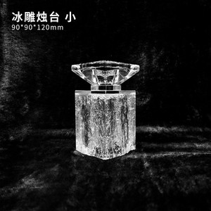 เชิงเทียนอะคริลิคคริสตัล รูปทรงเรขาคณิต ขนาดใหญ่ ทนทาน ตกแต่งบ้านหรือเป็นของขวัญ - Product Image 2