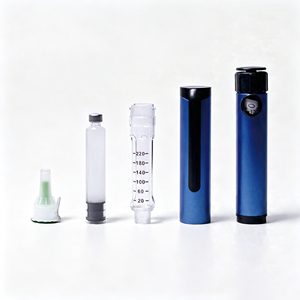 <b>Refillable</b> Metal NAD Injection <b>Pen</b> with 3ml Glass Cartridge Precision Applicator for Facial Care and Cosmetic Dosing - Product Image 1