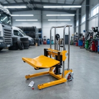 Lève-rouleaux ergonomique PJ4085V avec fixation en V spécialisée pour l'industrie textile et d'impression