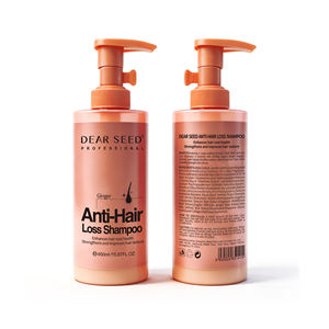 Shampoo anti-chute de cheveux à la racine de gingembre biologique, formule à la kératine hydrolysée |   Traitement capillaire pour la repousse des cheveux et le traitement <span class=keywords><strong>du</strong></span> cuir chevelu pour les cheveux clairsemés - Product Image 3