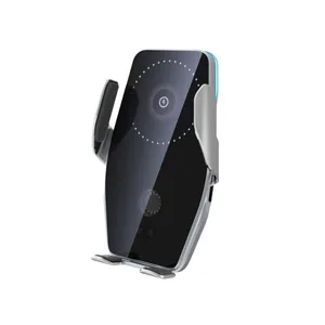 Caricabatterie da auto Wireless a ricarica rapida 15W 360 porta presa d'aria rotante a ventosa per iphone 15